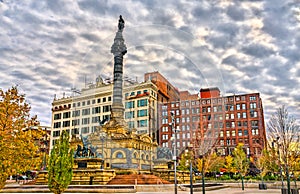 Soldiers and Sailors Monument on Public Square in Cleveland, Ohio