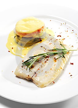 Sole and Vegetable with Sauce
