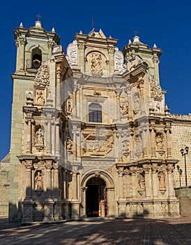 Soledad Basilica architecture, Oaxaca, Mexico. photo