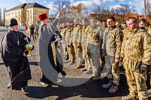 Solemn meeting of troops from the ATO zone in Uzhgorod