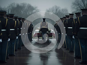 The Solemn Ritual of a Military Funeral