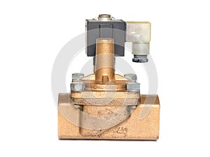 Solenoid valve. photo