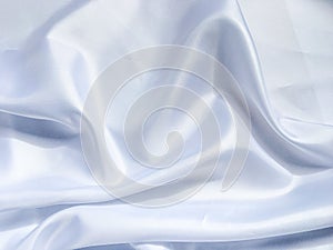 Solf white satin fabric texture background. use as wedding or aniversary day with copy space for design