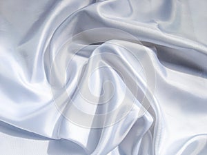 Solf white satin fabric texture background. use as wedding or aniversary day with copy space for design