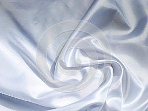 Solf white satin fabric texture background. use as wedding or aniversary day with copy space for design