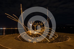Solfar (Sun Voyager) at Night