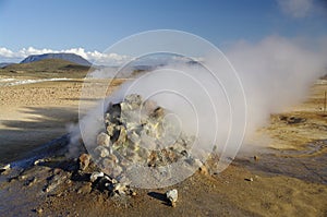 Solfatare field Hverir, Iceland