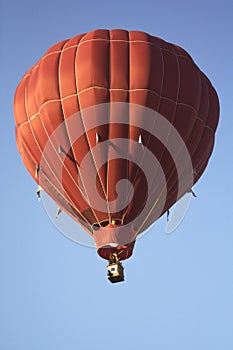 Solid Crimson Hot Air Balloon