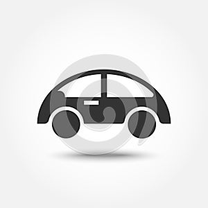 Solid icons for car,transportation,vector illustrations