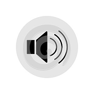 Solid icons for Speaker,vector illustrations