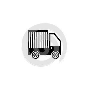 Solid icons for truck,transportation,vector illustrations