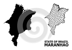 Solid and Mesh Map of Maranhao State