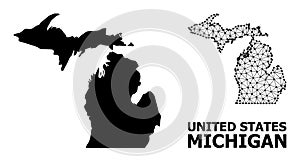 Solid and Mesh Map of Michigan State