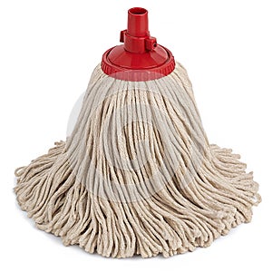 Solid mop head no details or frills