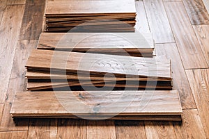 Solid oak wood flooring