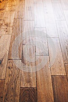 Solid oak wood flooring