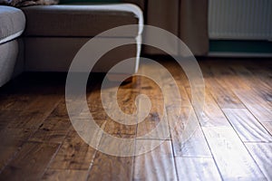 Solid oak wood flooring