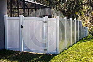 Solid Privacy Vinyl Fence