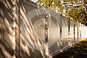 Solid Privacy Vinyl Fence