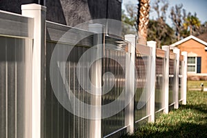 Solid Privacy Vinyl Fence