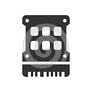 Solid state drive icon