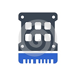 Solid state drive icon
