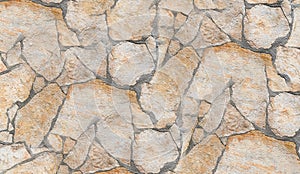 Solid stone texture weathered, stone tile pattern with gray lines