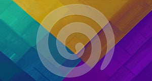 Color blocks with textures and patterns.