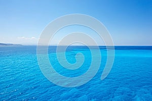 Azure blue colour background