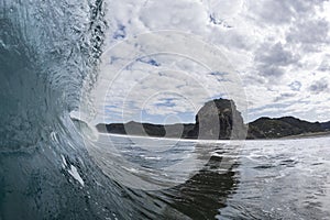 Piha Beach Perfect Big Wave photo