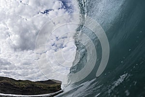Piha Beach Perfect Big Wave photo