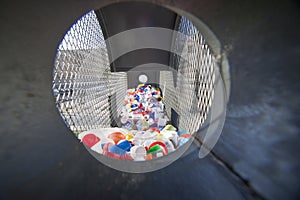 Solidarity Plastic Caps container