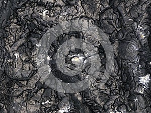 Solidified Molten Lava Background