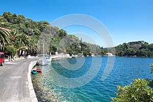 Soline bay, national park Mljet
