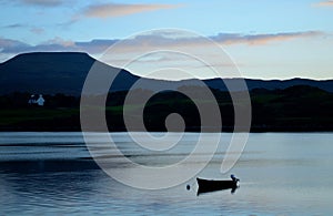 Solitary Dinghy on Loch Dunvegan