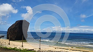 Solitary Hard Rock in Northern Samar, Philippines