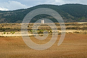 Solitary windmill