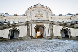 Solitude Castle in the near of Stuttgart, Germany in Winter