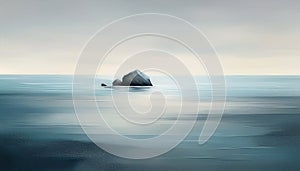 Solitude in Open Ocean