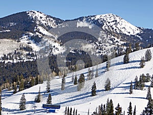 Solitude Ski resort in Utah