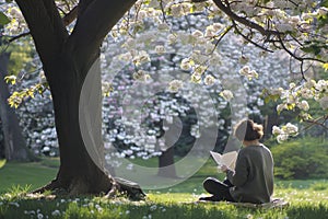 Solitude in Springtime Bloom