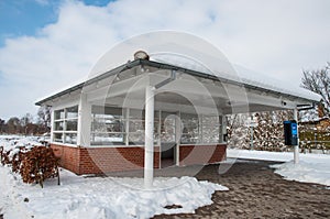 Sollested train station waiting shed
