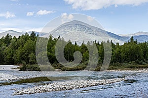 Sollia, Sweden: Mountain summit in the Rondane National Park