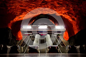 Solna Centrum station Stockholm Sweden