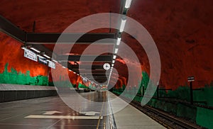 Solna Centrum Subway Station photo