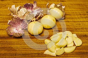 Solo garlic or single clove garlic