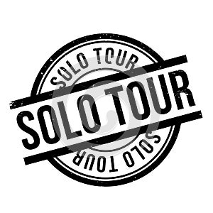 Solo Tour rubber stamp