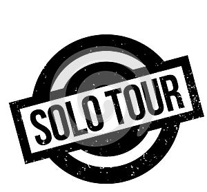 Solo Tour rubber stamp