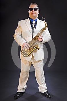 Soloist and saxophone