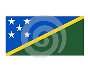 Solomon Islands Flag National Oceania Emblem Symbol Icon